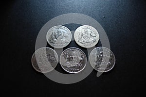 Vintage Australian Silver Coins.
