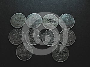 Vintage Australian Silver Coins.