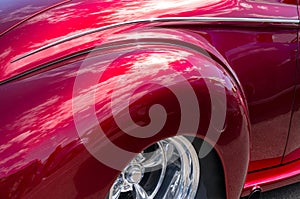 Vintage automobile details