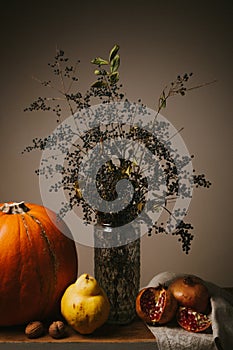 Vintage autumn still life