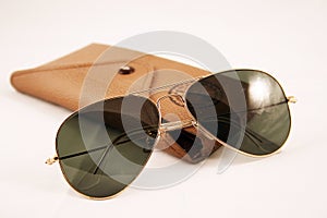 Vintage aviator sunglasses photo