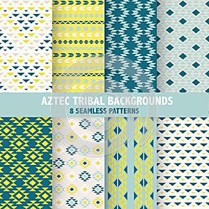 Vintage Aztec Tribal Backgrounds