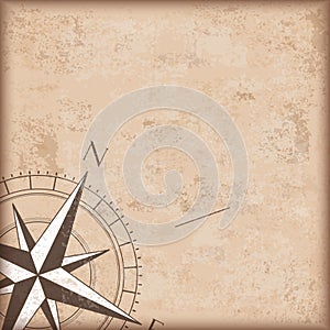Vintage Background Compass Cover