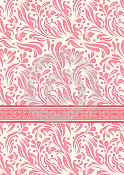 Vintage background for invitation card vector