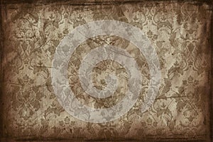 Vintage background from old wallpaper