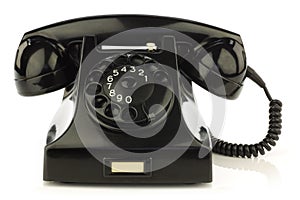 Vintage bakelite telephone photo