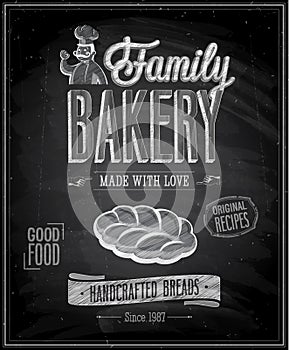 Vintage Bakery Poster