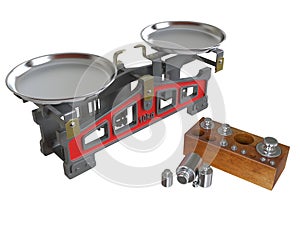 Vintage balance scale