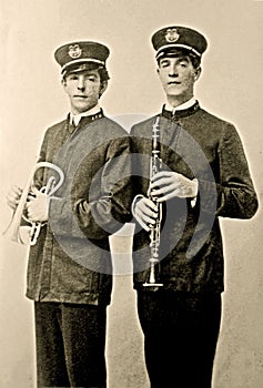 Vintage Band Members Photo