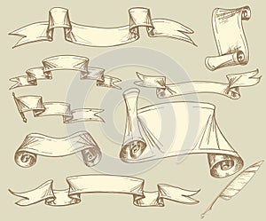 Vintage banners collection