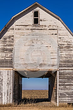 Through the vintage barn. photo