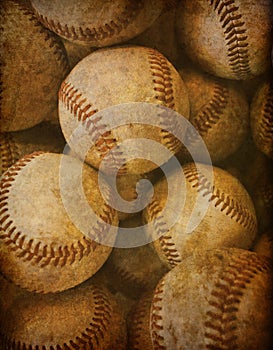 Vintage baseball background