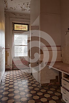 Vintage Bathroom - Ohio State Reformatory Prison - Mansfield, Ohio