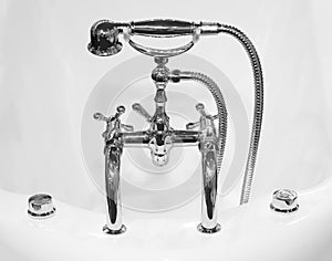 Vintage bathtub faucet fixture