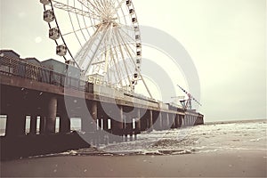 Vintage Beach Pier photo