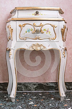 Vintage bedside table