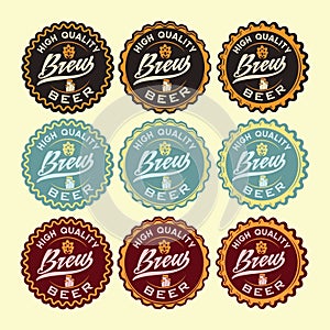 vintage beer labels