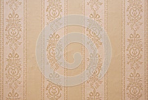 Vintage beige wallpaper