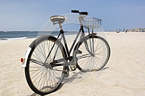 Vintage Bicycle on Beach