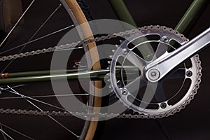 Vintage bicycle crank