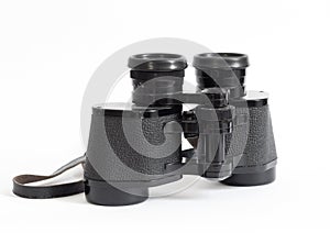 Vintage binoculars isolated