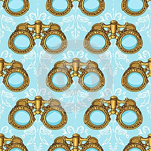 Vintage Binoculars Pattern