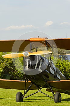 Vintage biplane Tiger Moth