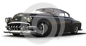 Vintage Black car 3D model