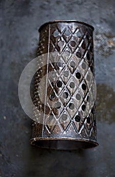 Vintage black grater