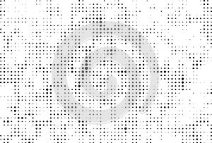 a Vintage black and white dotted background with small dots, Vintage halftone dot pattern background,