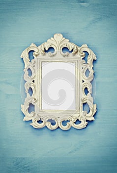 Vintage blank frame. Ready for photography montage