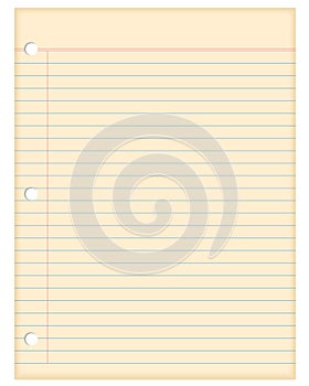 Vintage Blank note paper