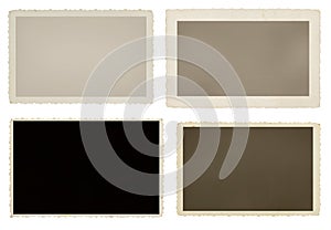 Vintage blank photos