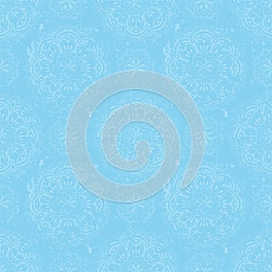 Vintage, blue, seamless background with scuffed