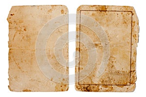 Vintage book or copybook cover isolated