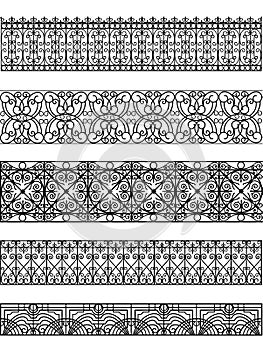 Vintage border set for design