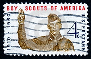 Vintage Boy Scouts USA stamp