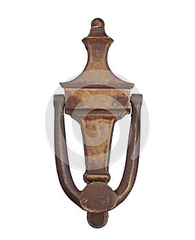 Vintage brass door knocker