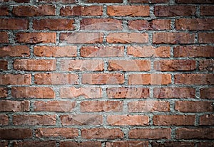 Vintage brick wall background