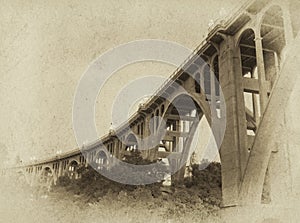 Vintage Bridge Photograph