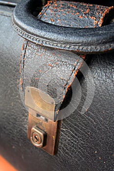 Vintage briefcase lock