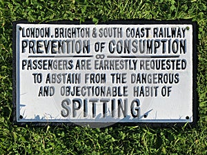 Vintage British Railway Sign