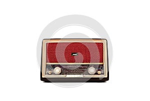 Vintage brown radio