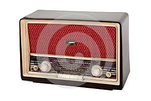 Vintage brown radio