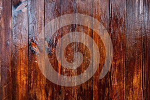 Vintage brown wood background texture. Old painted wood wall