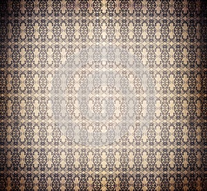 Vintage burnt decorative wallpaper