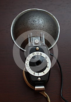 Vintage camera flash