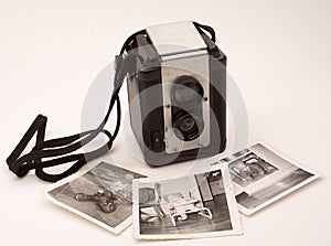 Vintage camera memories photo