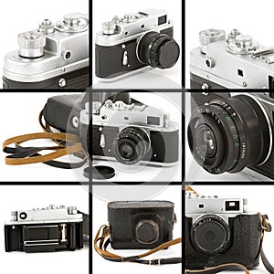 Vintage Camera Montage