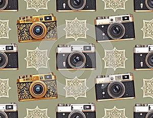 Vintage Camera Pattern